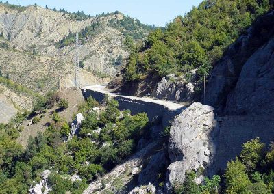 Typische Strassen in Albanien