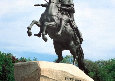 Der eherne Reiter auf dem Sankt Petersburger Senatsplatz